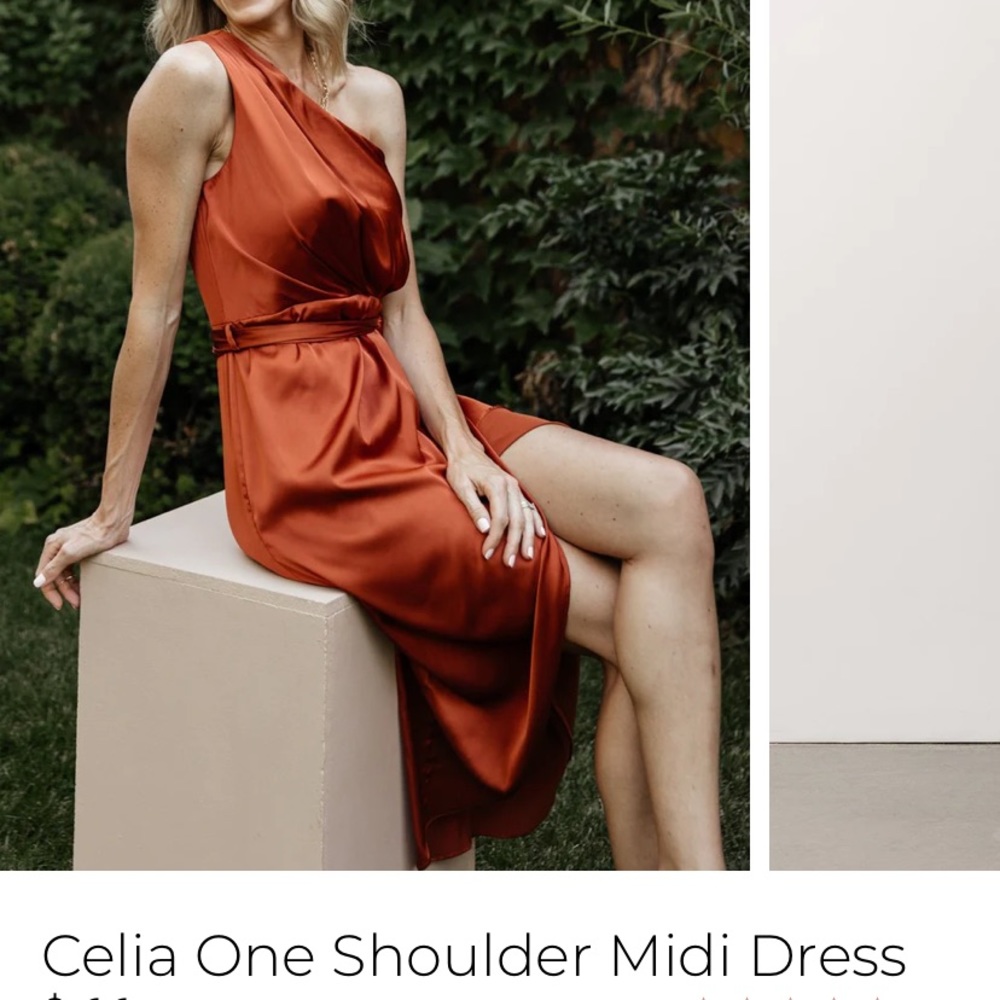 Midi Satin Dress